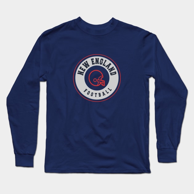 New England football Long Sleeve T-Shirt by BVHstudio